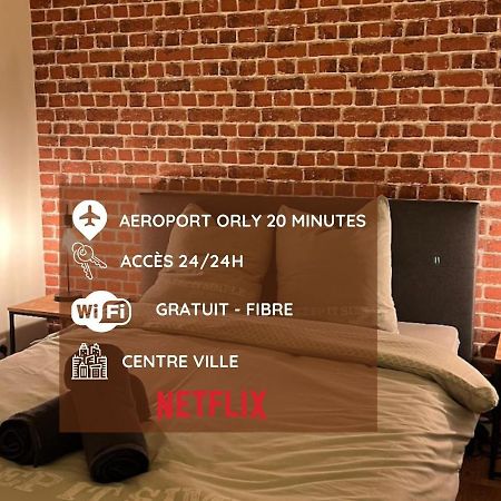 Beau T3 Style Industriel N20 Orly Paris Wifi Underground Industry Apartamento La Ville-du-Bois Exterior foto